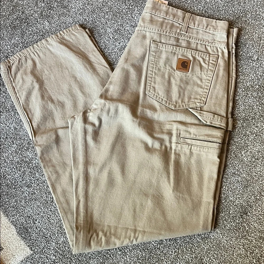 Carhartt Men's Tan Chinos - Picture 1 of 4
